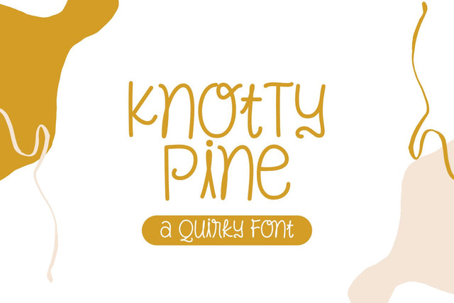 Knotty Pine - a Whimsical Script Font Font nhfonts 