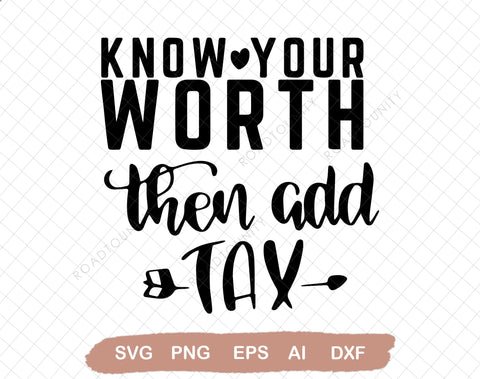 Know Your Worth SVG PNG PDF, Self Love Svg, Motivational Svg, Inspirational Svg, Positive Quote Svg, Mental Health Svg, SVG DiamondDesign 