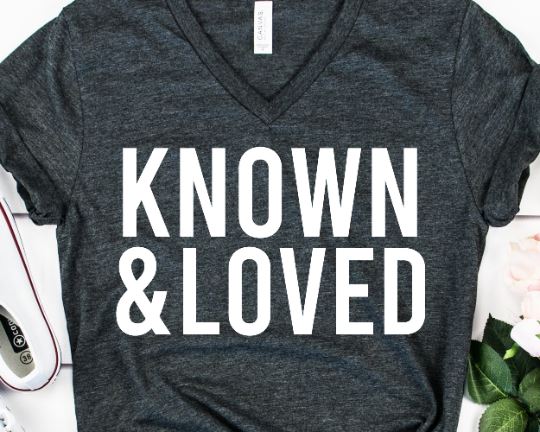 Known and Loved SVG - Christian SVG - Bible Verse SVG SVG She Shed Craft Store 