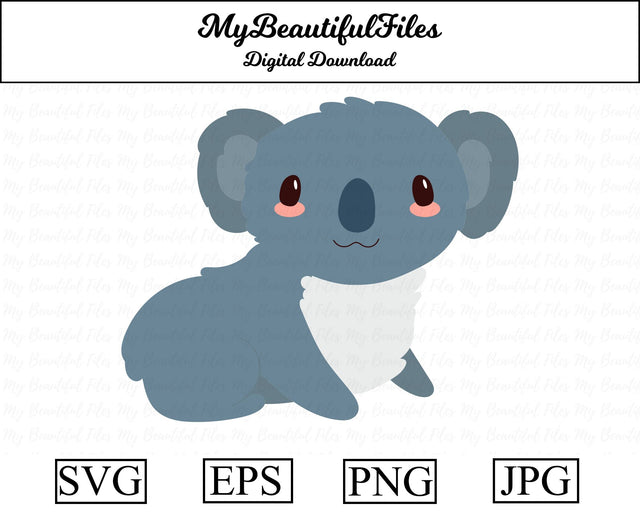 Koala - Animal SVG MyBeautifulFiles 