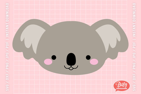 KOALA | cute animal, kids, baby SVG SVG Partypantaloons 