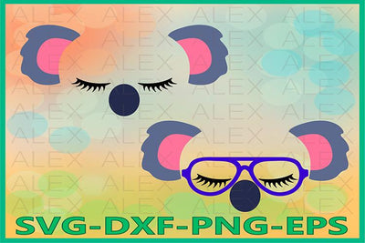 Koala Face Svg SVG AlexSVGStudio 
