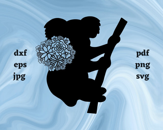 Koala Mandala SVG Cut File SVG Northern Light SVG 