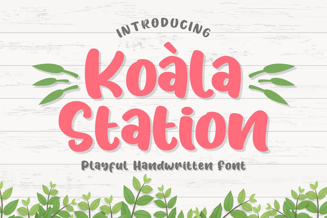 Koala Station Font Madatype Studio 
