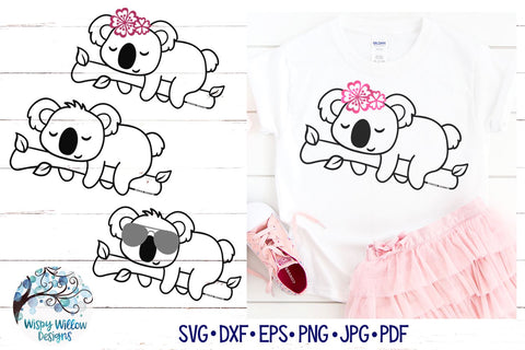 Koala SVG Bundle SVG Wispy Willow Designs 