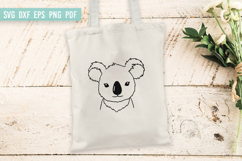 Koala SVG | Koala Face SVG | Hand Drawn SVG Irina Ostapenko 