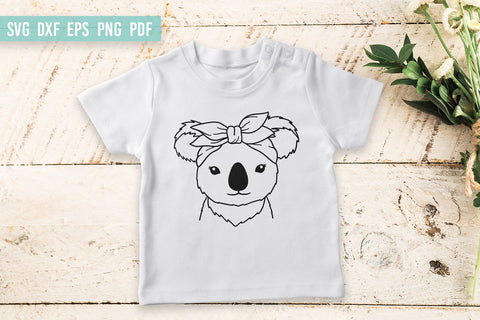 Koala SVG | Koala Face SVG | Koala with bandana SVG Irina Ostapenko 