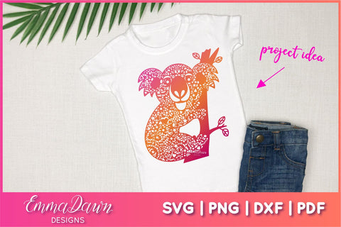 Koala SVG SVG Emma Dawn Designs 