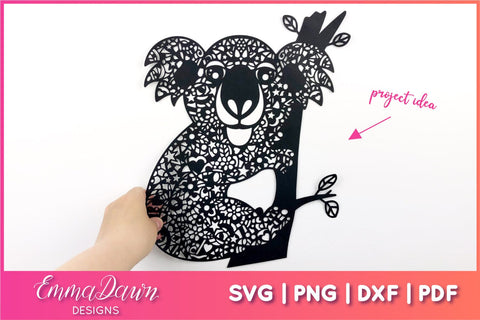 Koala SVG SVG Emma Dawn Designs 