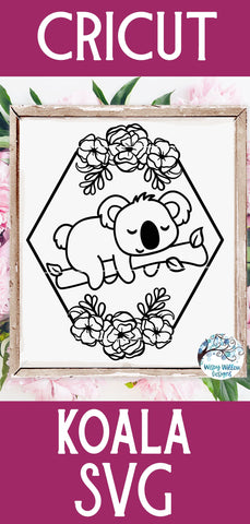 Koala SVG SVG Wispy Willow Designs 
