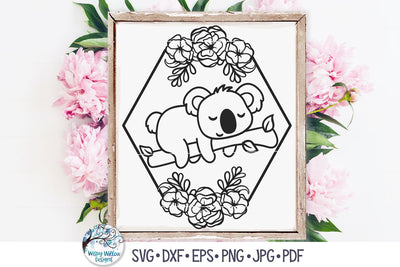 Koala SVG SVG Wispy Willow Designs 