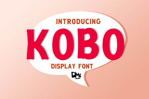 KOBO - DISPLAY FONT Font Dm Letter Studio 