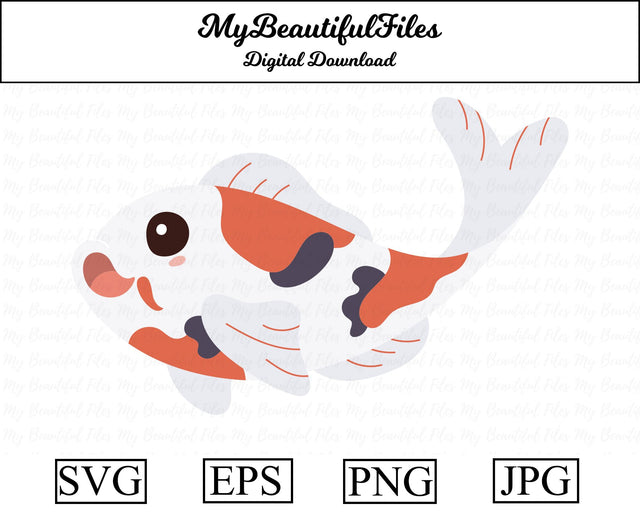 Koi Fish - Animal SVG MyBeautifulFiles 