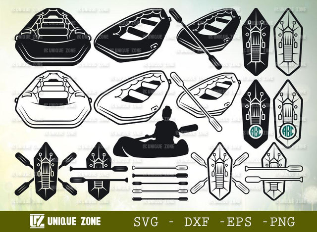Kokopelli Inflatable Packraft Svg | kayak Svg | Kayak Boat Svg | Canoe Svg | Paddle Svg SVG Unique Zone 