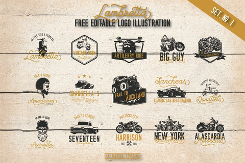 Kongo Lambretta Font Duo Font studioalmeera 