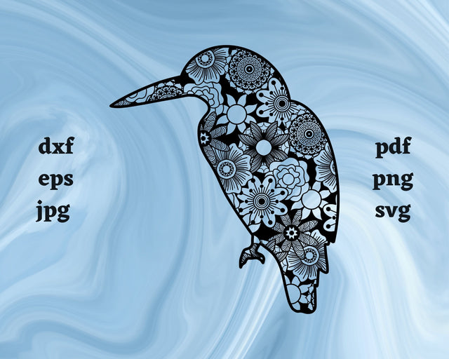 Kookaburra Mandala SVG Cut File SVG Northern Light SVG 