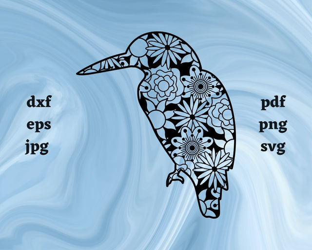 Kookaburra Mandala SVG Cut File SVG Northern Light SVG 