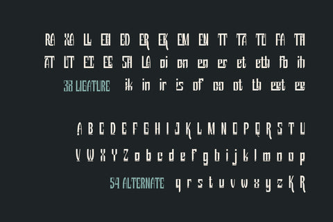 Koondim – Retro Condensed Font Font twinletter 