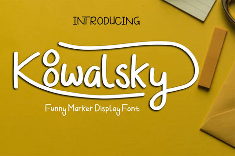 Koowalsky Font Madatype Studio 
