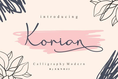 Korian Font eknojistudio99 