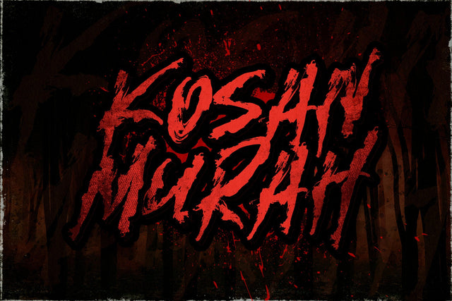 Kosan Murah! - Horror Font Font StringLabs 