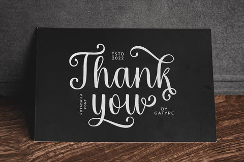 Kotadaila Font gatype 