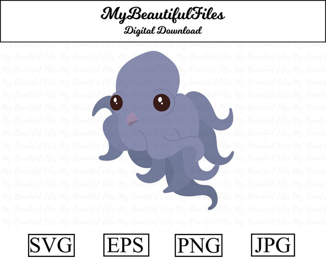 Kraken - Animal SVG MyBeautifulFiles 