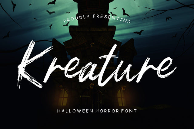 Kreature Halloween Horror Font Creatype Studio 