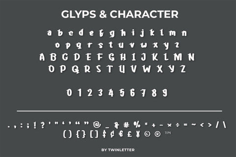 Kreteg Font twinletter 