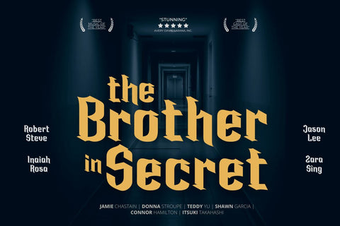 Krinah Blackletter font Font twinletter 