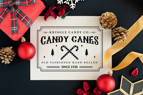 Kringle Candy Co, Farmhouse Christmas SVG SVG CraftLabSVG 