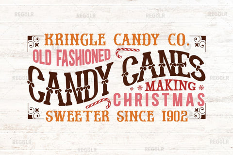 Kringle candy co old fashioned candy SVG SVG Regulrcrative 