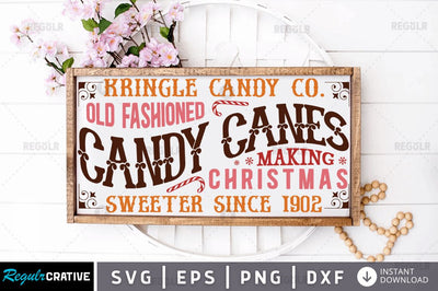 Kringle candy co old fashioned candy SVG SVG Regulrcrative 
