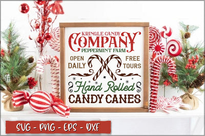 Kringle candy company peppermint farm open daily free tours hand rolled candy canes Sign SVG SVG Shetara Begum 