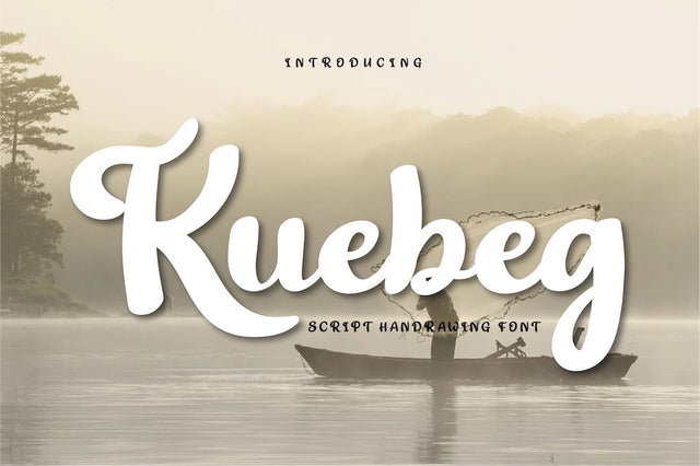 Kuebeg Font twinletter 
