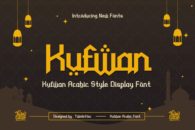 Kufwan Font twinletter 