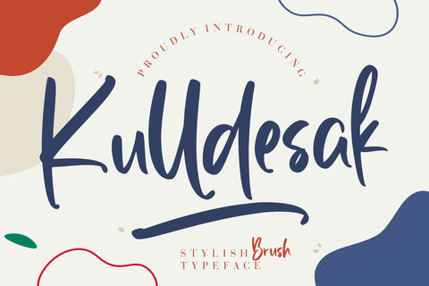 Kulldesak Stylish Brush Font Creatype Studio 