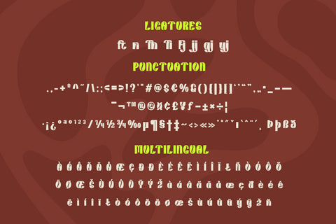 Kunhety | Groovy Retro Font Font twinletter 