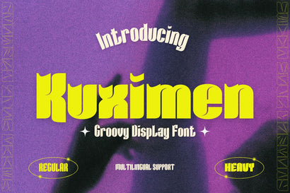 Kuximen | Groovy Retro Font Font twinletter 