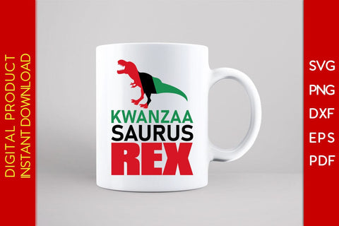 Kwanzaa Saurus Rex SVG PNG EPS Cut File SVG Creativedesigntee 