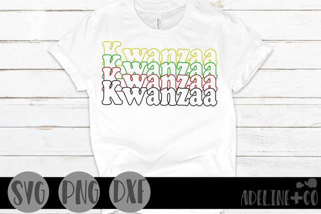 Kwanzaa, Stacked SVG Adeline&co 