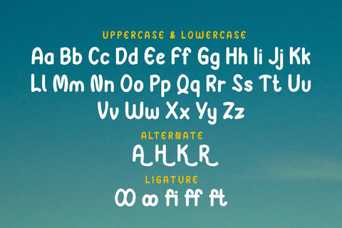 KYRAL | Summer San Serif Display Font twinletter 