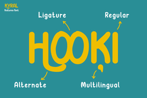 KYRAL | Summer San Serif Display Font twinletter 