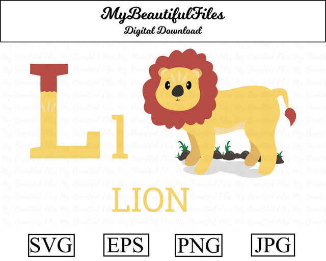 l-lion SVG MyBeautifulFiles 