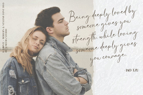 La Foonte | Sans Script Font Duo Font studioalmeera 