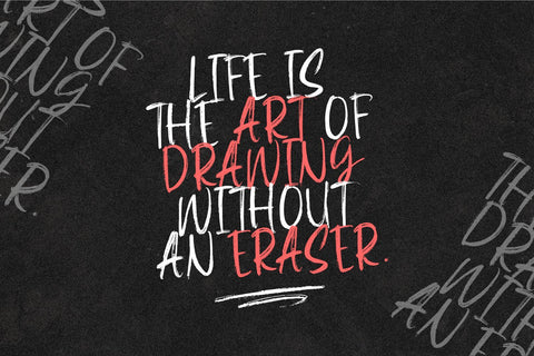 La Maison Brush Font Allouse.Studio 