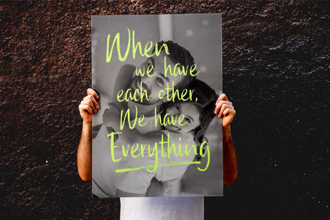 La Maison Brush Font Allouse.Studio 