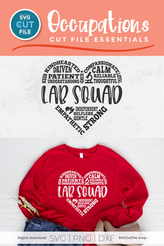 Lab Squad svg - a laboratory tech svg for team tribe or crew SVG SVG Cut File 
