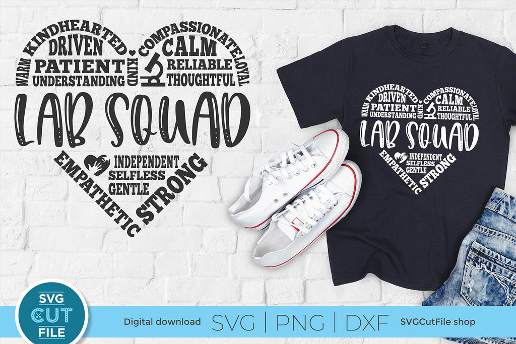 Lab Squad svg - a laboratory tech svg for team tribe or crew - So Fontsy