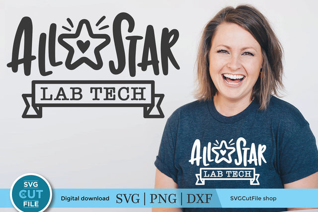Lab tech svg - All Star Lab Tech design SVG SVG Cut File 
